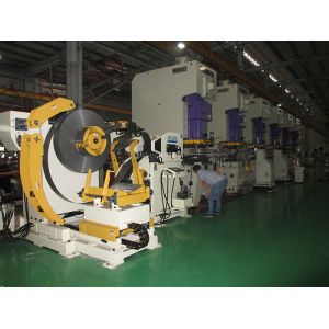 Leveling Sheet Metal Decoiler Machine Stamping Processing CNC Coil Handling