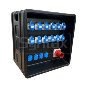 Syntax MD3 5P 63A Three Phase Portable Distribution Boards HDPE IP67 With