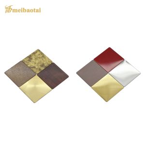 8K Gold Mirror Etching Stainless Steel Sheet Cold Rolled SS Plate