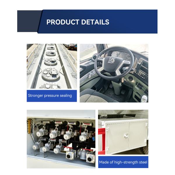 Sinotruck Howo 5000 Gallons Oil Tanker Truck Tank Volume 15001 30000L Custom Design