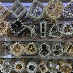 Pearl Buckle Square Ring Circle Rivet Eyelet Chain Snap Button Label Lace Cord