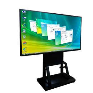 3840x2160 Resolution Stand Alone Digital Signage Capacitive Touch Flat Panel 86