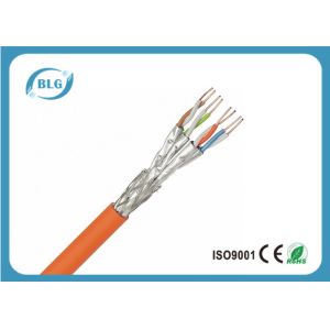 Copper Cat 7 Ethernet Cable / LSZH Jacket Cat 7 Network Cable 300M 500M