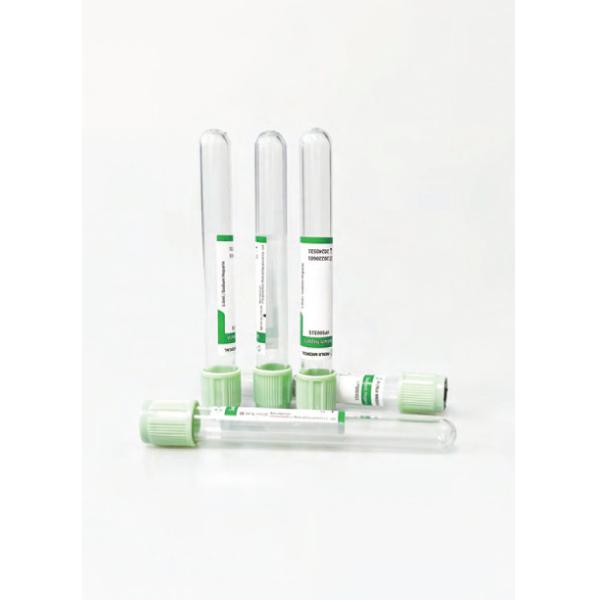Quality Lithium Heparin SST Blood Test Tube With Transparent PET Cap for sale