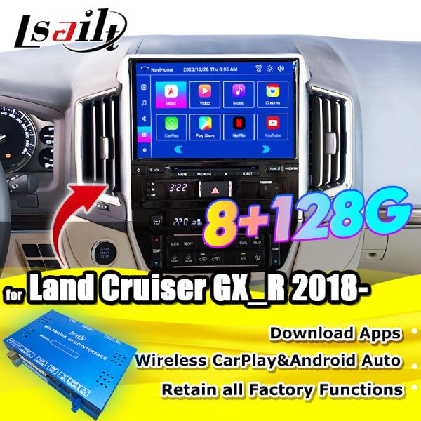 Quality Android Multimedia Interface for Land Cruiser GX_R 2018-2021 LC200 Wireless Apple CarPlay&Android Auto Retrofit Upgrade for sale