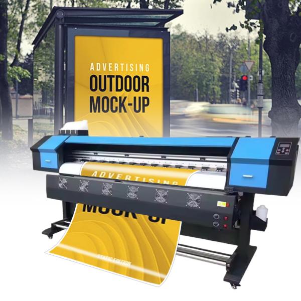 Quality Eco Solvent Printer with Xp600 Printhead for CMYK Flex Banner Indoor Outdoor Advertising Printing Machine for sale
