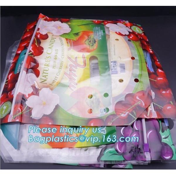 cherries packaging bag Fruit shopping bag Grape pouch, Fruit Spout Straw Jelly