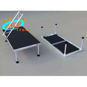 aluminum stage truss adjustable height 0.6--1M stage platform All ground