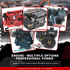 China Epa Engine Multione Articulated Mini Skid Steer Loaders With Attachments