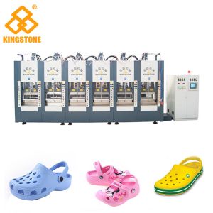 EVA Vacuum Hot Press Foam Molding Machine , Vertical Injection Machine