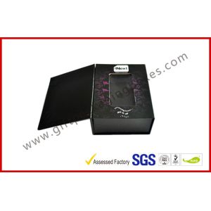 Purper Matt Paper Grey board Electronics Packaging , Customized Mobile Phone /