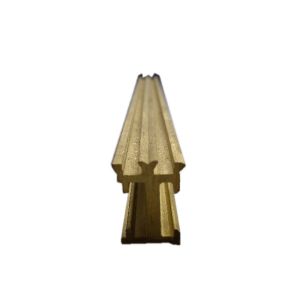 Rustproof Brass Extrusion Profiles , C38000 Copper Frame Profile
