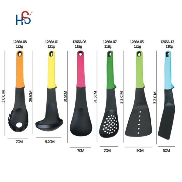 Cookware Sets Compact Nesting Nylon Kitchen Utensil Set Eco Friendly Kitchen Gadgets