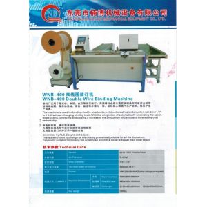 Double Loop Spiral Wire Automatic Wire Binding Machine PLC Controlled