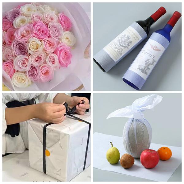 17g 20g 30 x 40cm Printable White Tissue Paper Sheet For Wine Bottle Wrapping 17g 20g 30 X 40cm Printable White Tissue Paper Sheet For Wine Bottle Wrapping