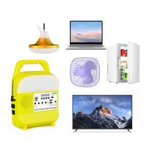 818 Solar Home Battery Energy Storage System 4 Lights Renewable Energy IP65