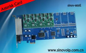 Wholesale 8 port fxo fxo asterisk analog pci express card from china suppliers