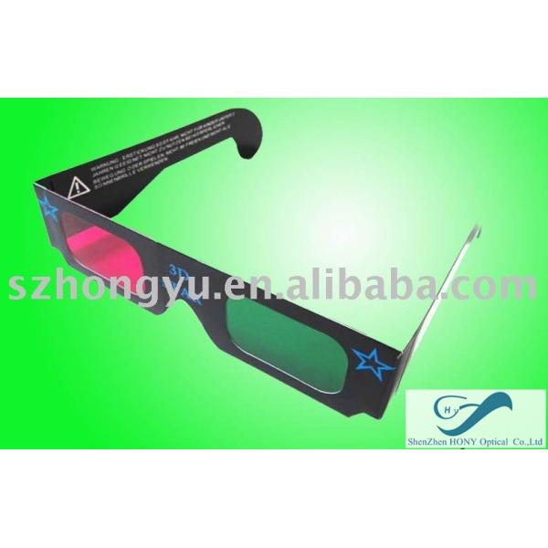 Cheap Red Cyan 3D Glasses Anaglyph For Normal TV 3D Movies 3D Pictures