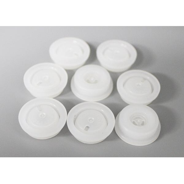 Plastic PE One Way Degassing Valve For Coffee Bag Prevent Package Expansion