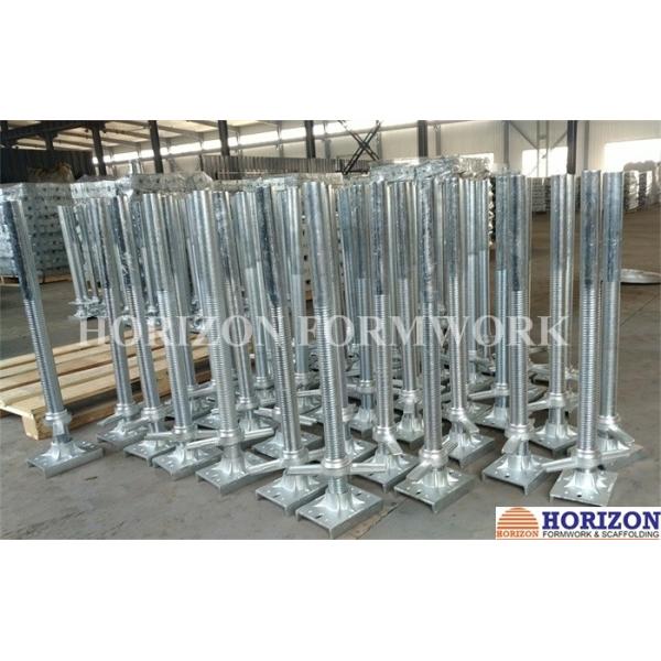 Quality ACME Threaded Scaffold Screw Jack with Cast Base Plate  and U Heads for sale