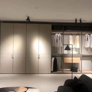 European Style Modern Design Waterproof Wooden Wall Wardrobe Cabinet with