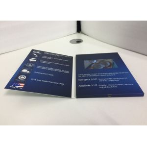 Customized Function Digital Video Invitation Card Portable For Conference