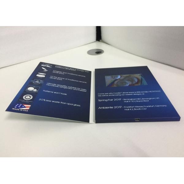 Customized Function Digital Video Invitation Card Portable For Conference