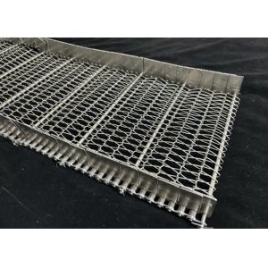 Wholesale Food Stainless Steel Wire Mesh Spiral Chain Conveyor Belt Customized With Baffle from china suppliers