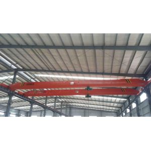 Pendent Remote 20T Single Girder Overhead Bridge Crane 380V With Electric Hoist