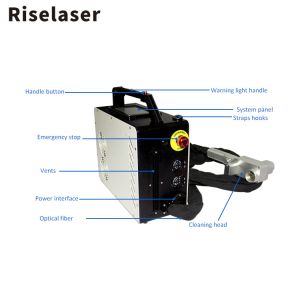 Pulse Laser Cleaner Backpack Metal Rust Removal Laser Cleaning Machine