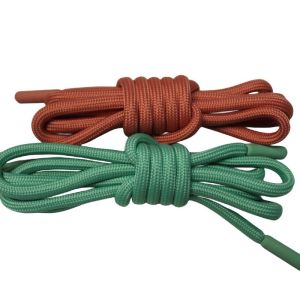 100% Polyester Round Drawstring Cord With Rubber Coated Metal Tips