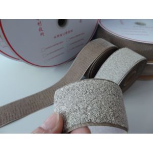 Silver Plated Conductive Hook And Loop Fastener Tape With Anti Electromagnetic