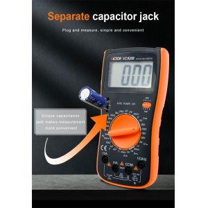 750V 1000V VICTOR Digital Multimeter VC9208 For Ohm Tester Meter Tools