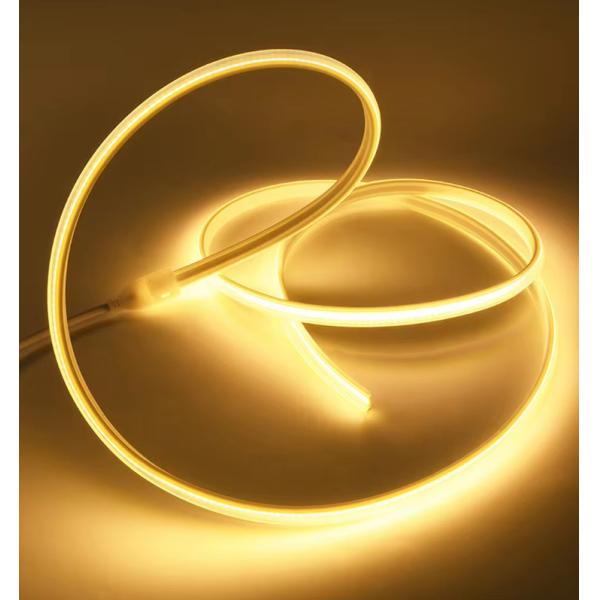 110V 220V Waterproof COB LED Light Strip With PVC Glue Customizable Blue / Ice Blue / White / Green / Purple / Golden / Pink