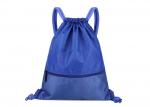 SGS Custom Drawstring Bags , Polyester Drawstring Backpack Multi Color