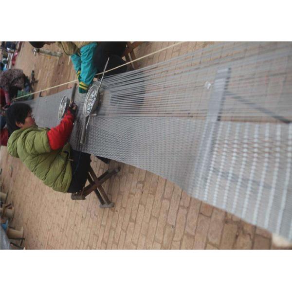 Rope Flexible Stainless Steel Wire Mesh Fence Knotted Or Ferrule Type By 7 * 7 Or 7 * 9 Cable