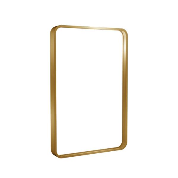 Quality Rectangular Shape Mirror Frame Aluminium Profile Anodized Brushed Rounded Corner for sale