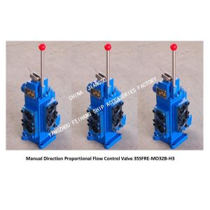 35SFRE-MO32B-H3 Manual Direction Proportional Flow Control Valve OPERATION OF