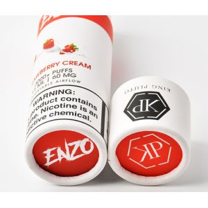 Round Rolling Edge 70mm Height Cardboard Lip Balm Container