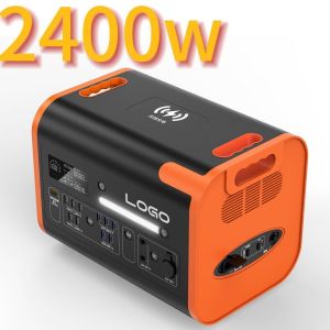 Outdoor Adventure Emergency Power Station with 2400W Universal and Solar