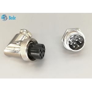 Aviation Connector Plug G×16 9 Pins Male And Female Sets L Type Silver Plated