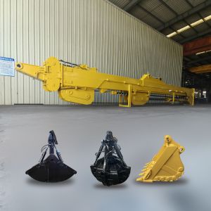 20 Ton 50ton Excavator Telescopic Arm Electronic Control System Bucket 0.2 Cbm 1
