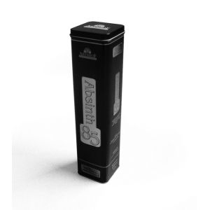 Food / Wine Square Tin Containers , Metal Tin Boxes for Packaging