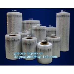 Inflatable packaging airbag roll, transportation packs, shipment packs, carton