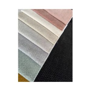 Plain Waterproof Chenille Upholstery Fabric Weave Polyester Fabric For Sofa
