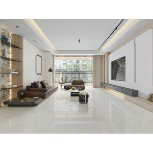 Gray Polished Glazed Porcelain Tile 800x800mm Wear-Resistant