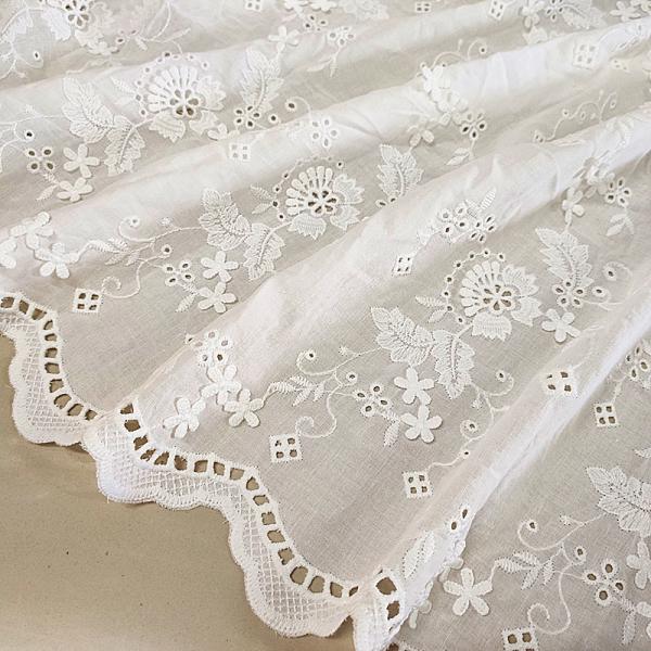 Coloful Handmade DIY Clothes Accessories Embroidered Cotton Lace Fabric