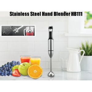 HB111 Stainless Steel Stick Blender With Chooper and Processing Bowl