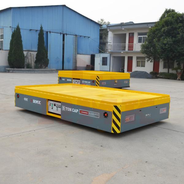 Quality Steerable Motorized Trackless Transfer Trolley 5 Tons Directional Movement for sale