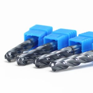 4F Ball Nose End Milling Cutter Diamond CNC Router Bit Tungsten Steel Milling